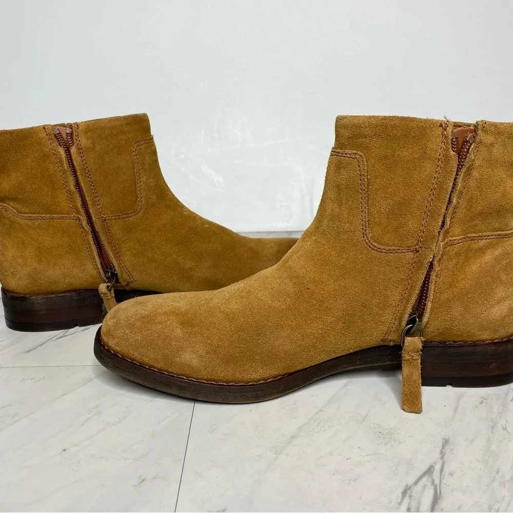 Franco Sarto Malina Brown Suede Bootie 8M